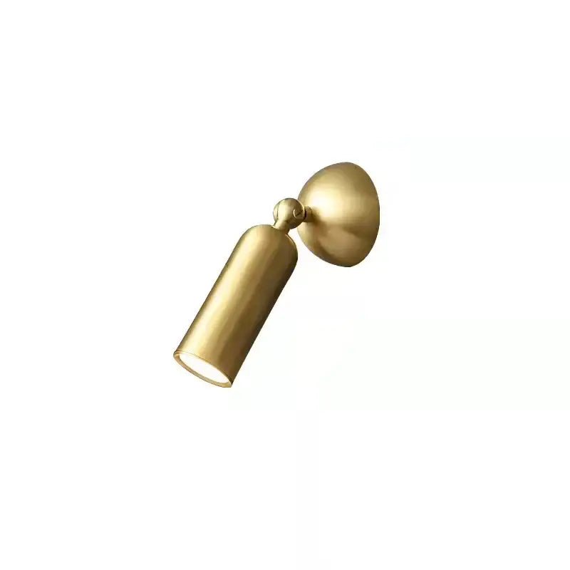 DecorBites™ Brass Rotatable LED Wall Sconces, 3-Color Dimming, Modern Copper Design