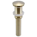 Modern brass round siphon p-trap set gun grey bathroom drainer