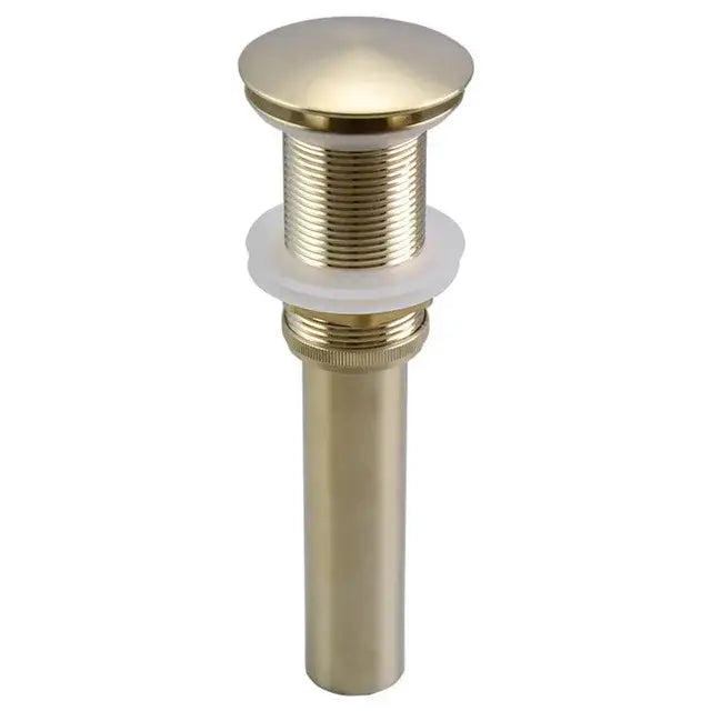 Modern brass round siphon p-trap set gun grey bathroom drainer