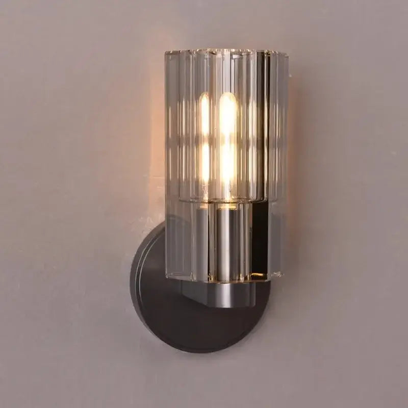 DecorBites™ Bronze Copper Crystal Wall Lamps Luxury Lighting Fixture for Aisle Bedside Decor.