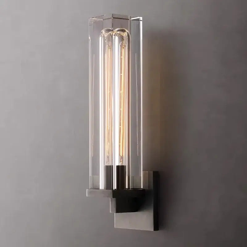 DecorBites™ Bronze Copper Crystal Wall Lamps Luxury Lighting Fixture for Aisle Bedside Decor.