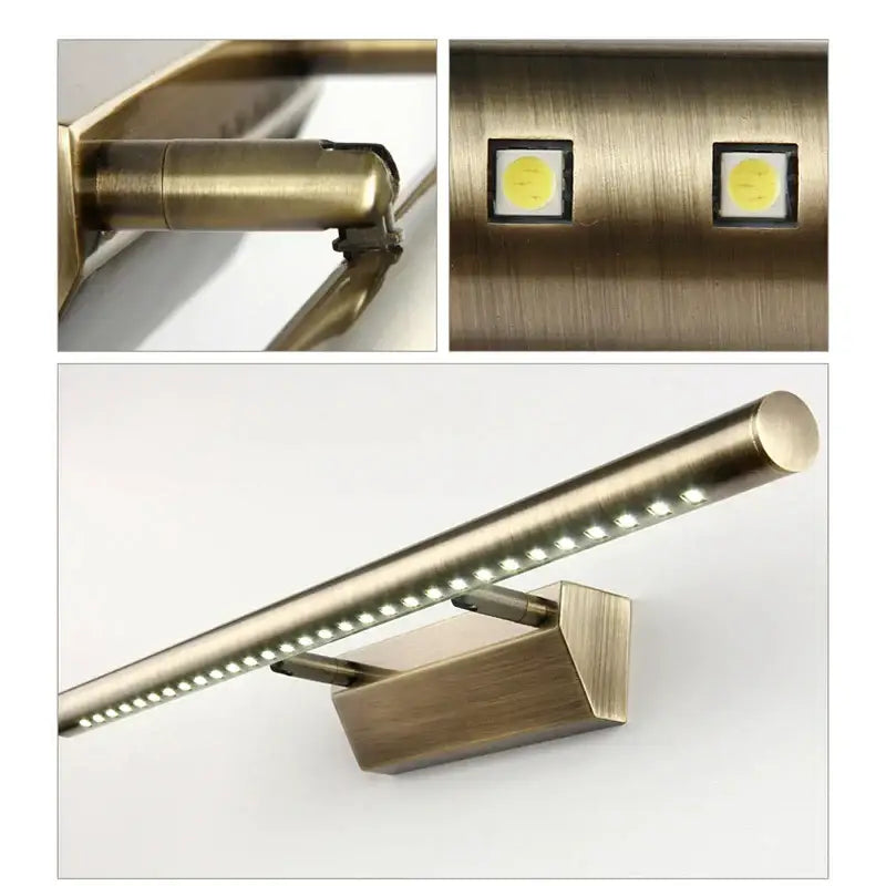 DecorBites™ Bronze LED Mirror Front Light - Waterproof Stainless Steel for Luxury Bathroom