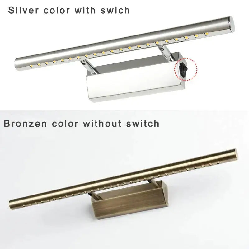 DecorBites™ Bronze LED Mirror Front Light - Waterproof Stainless Steel for Luxury Bathroom