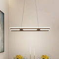 DecorBites™ Modern Black Ladder Pendant Light - LED Acrylic Island Lighting in Warm/White Light - 23.5"/31.5"/39" Width