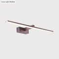 DecorBites™ Contemporary Metallic LED Wall Mount Light Fixture - Tubular Vanity Lighting in Warm/White Light, 16.5"/20.5" L