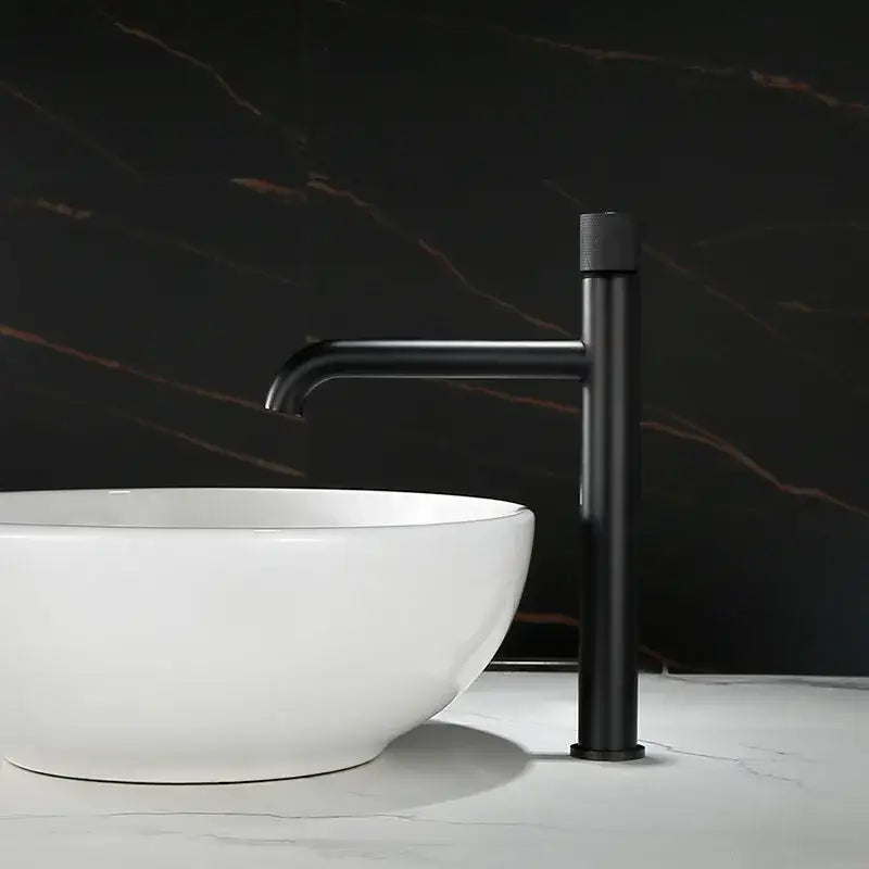 Modern brushed gold basin faucet bathroom hot water mixer tap