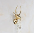 Modern brushed gold stainless steel robe hook bathroom hanger