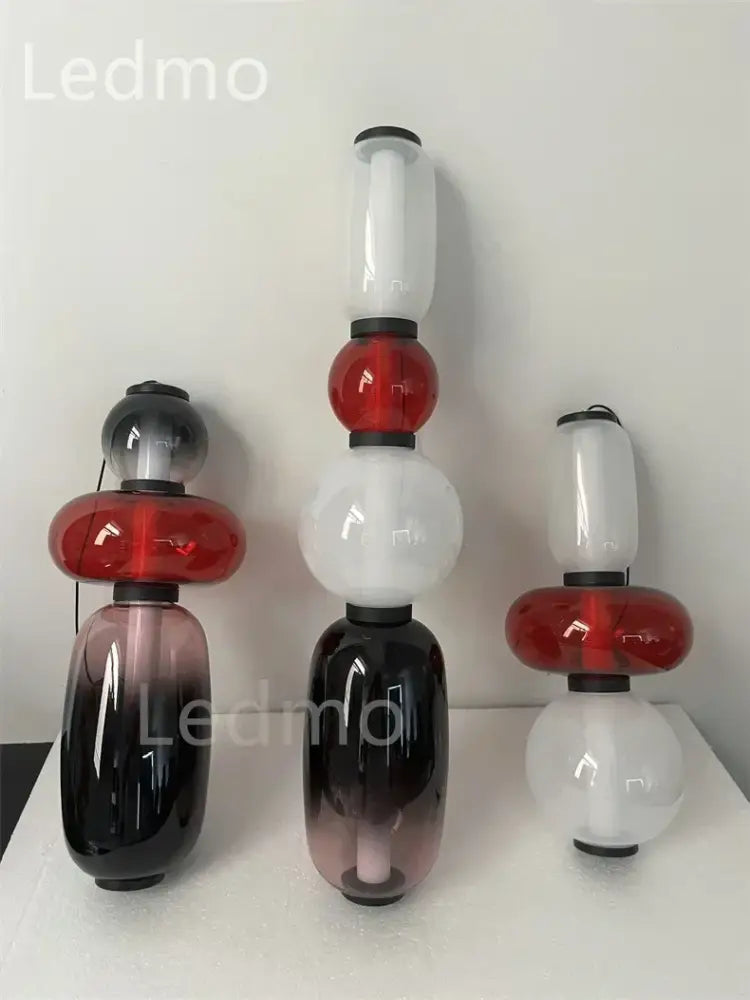 DecorBites™ Candy Glass Ceiling Hanging Chandelier for Loft Living Room