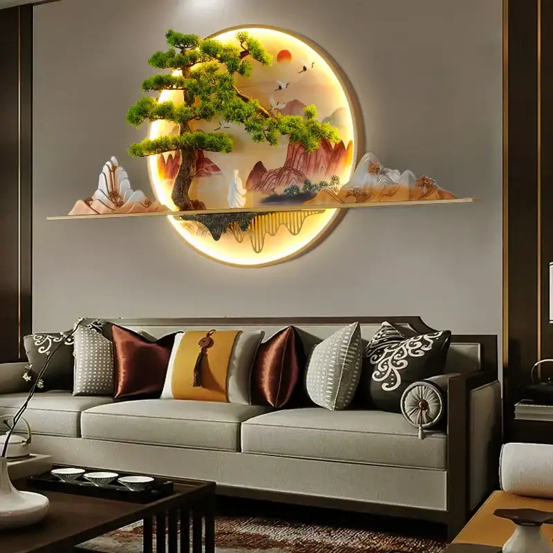 DecorBites™ 3D Landscape LED Picture Lamp for Home Decor - Modern Chinese Style