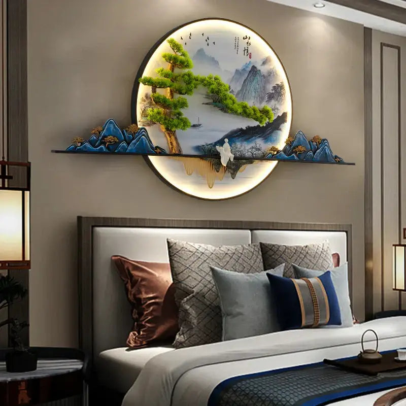 DecorBites™ 3D Landscape LED Picture Lamp for Home Decor - Modern Chinese Style