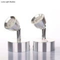 DecorBites™ Modern 1-Light Chrome Corridor Wall Sconce with Dome Metal Shade in Warm/White Light