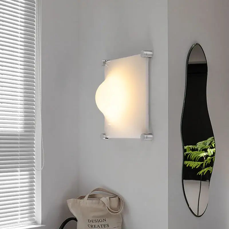 Modern chrome and glass bolla wall sconces light bedroom lamp