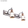 DecorBites™ Modern Chrome LED Vanity Wall Light, 2/3 Bulbs, 12"/18" Long, White/Warm Light