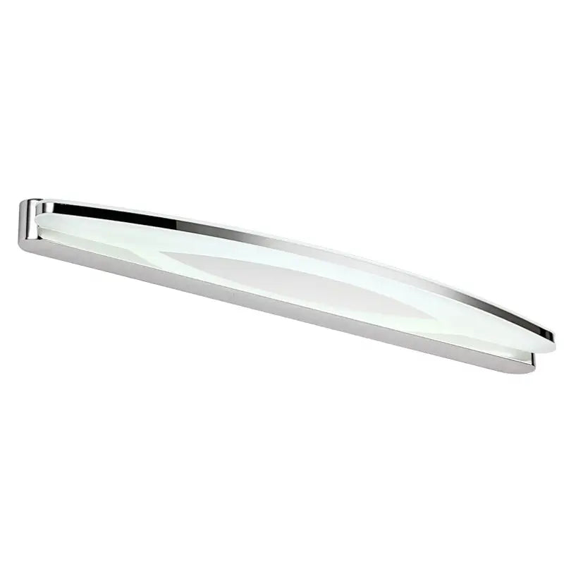 Modern chrome arc led vanity light bathroom sconce acrylic diffuser