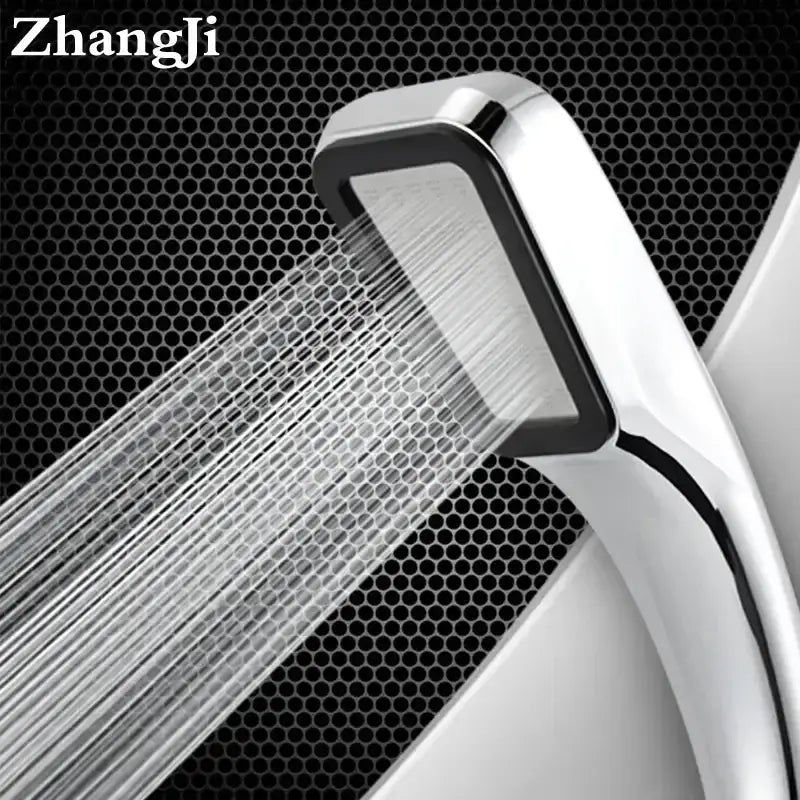 DecorBites™ 300 Holes High Pressure Rainfall Shower Head Chrome Black White Sprayer