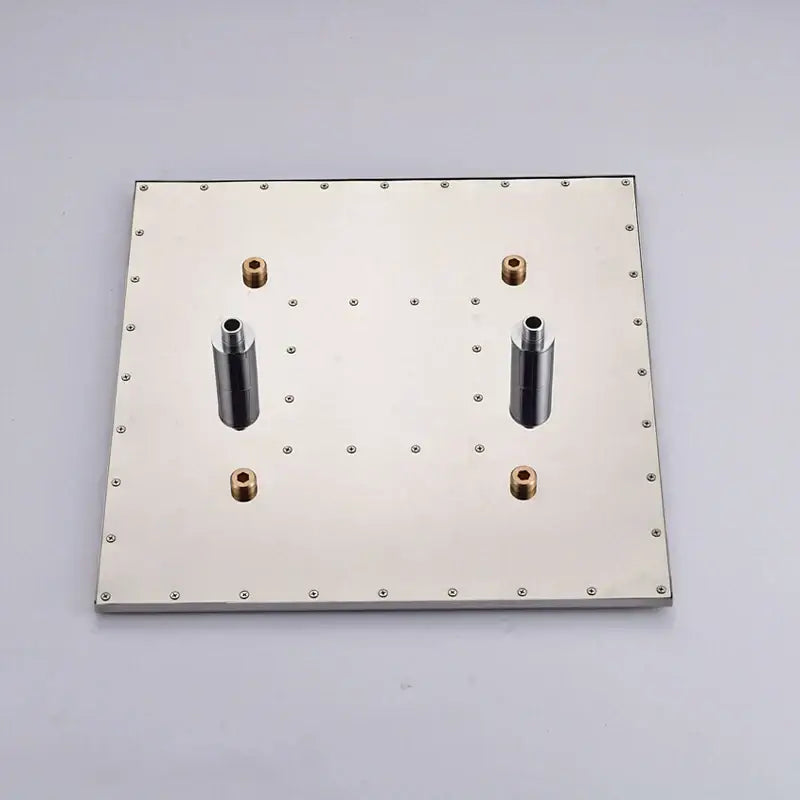 DecorBites™ 20" LED Rainfall Shower Head in Chrome & Brushed Nickel