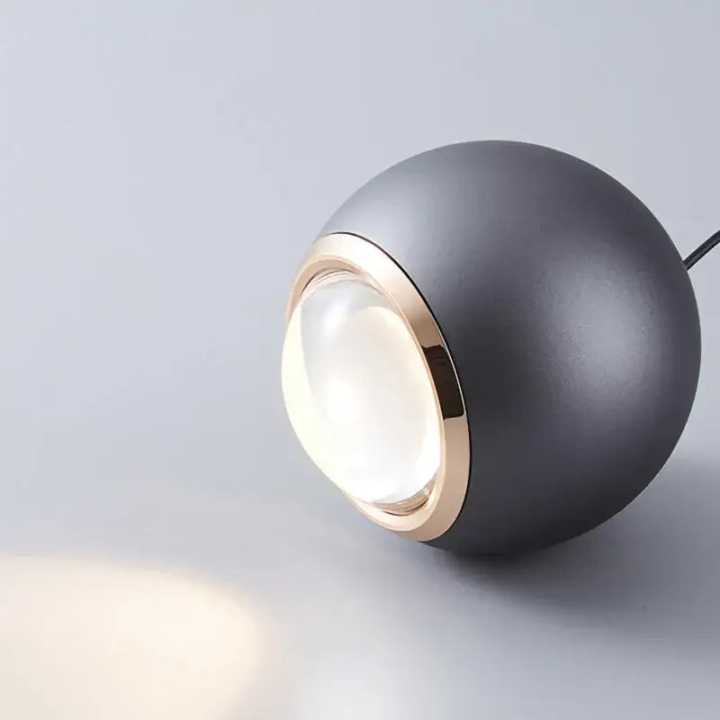 Modern chrome & copper ball pendant light dining room led chandelier