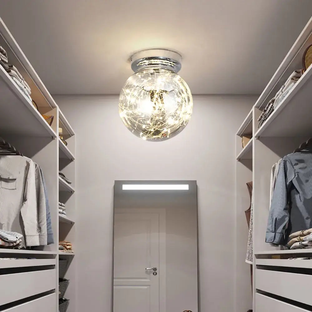DecorBites™ Gypsophila LED Ceiling Light: Modern & Nordic Style for Indoor Decor