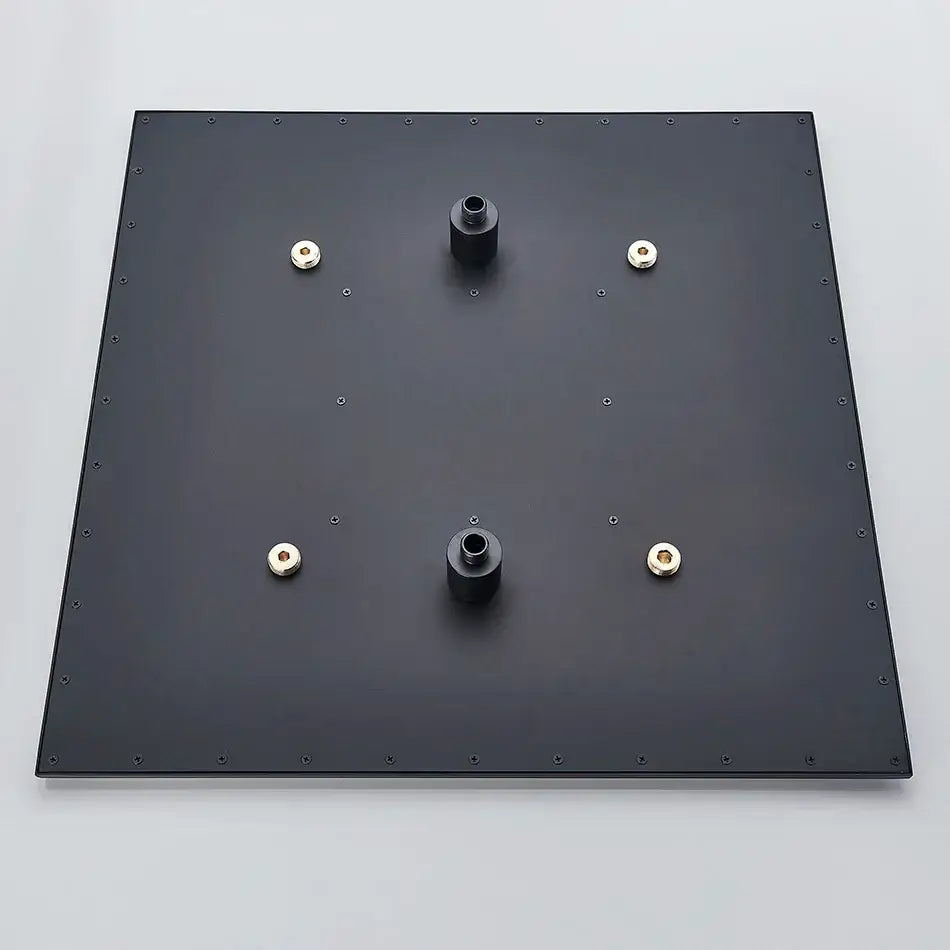 DecorBites™ 24" Chrome LED Rain Shower Head Ceiling Mounted Top Sprayer & Arm