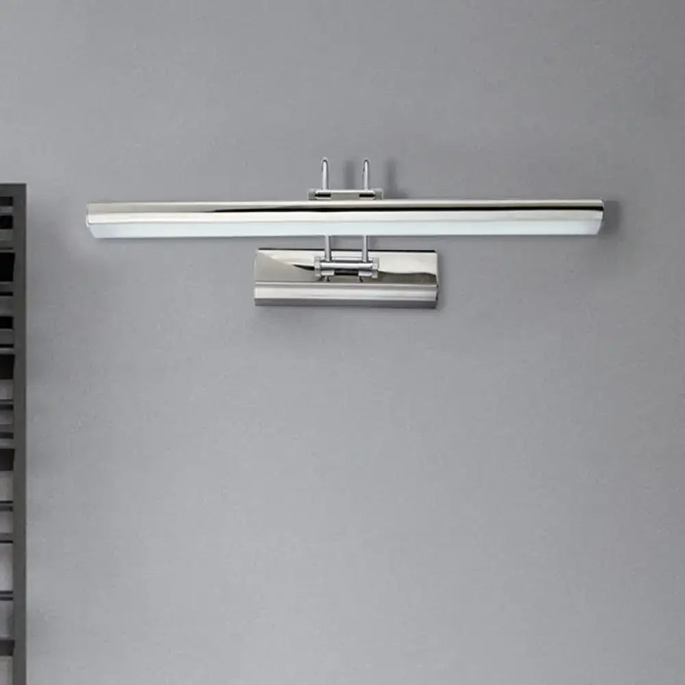 Modern chrome led vanity mirror light – bathroom wall fixture