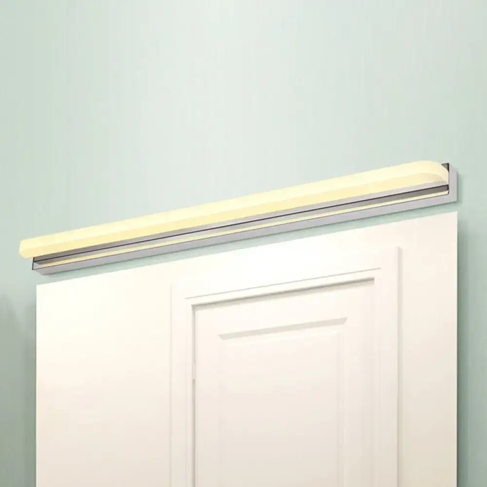Modern chrome led wall mounted vanity light bathroom sconce