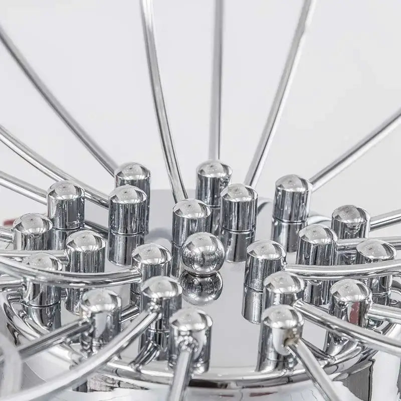 DecorBites™ Chrome Metal LED Chandelier - Nordic Design Home Lighting for Living Room, Bedroom, Kitchen
