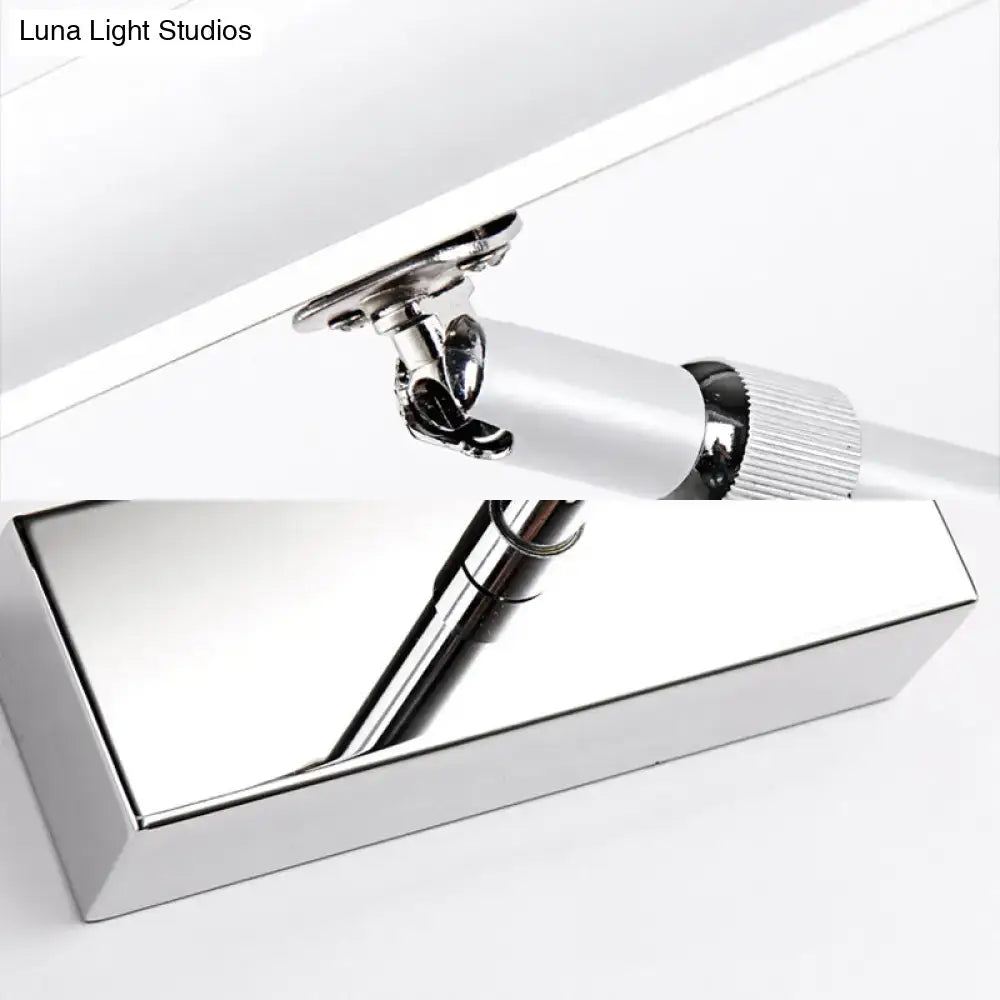 DecorBites™ Simple Style Aluminum LED Sconce Wall Light in Chrome, customized Width (19"/23") - Warm/White Light