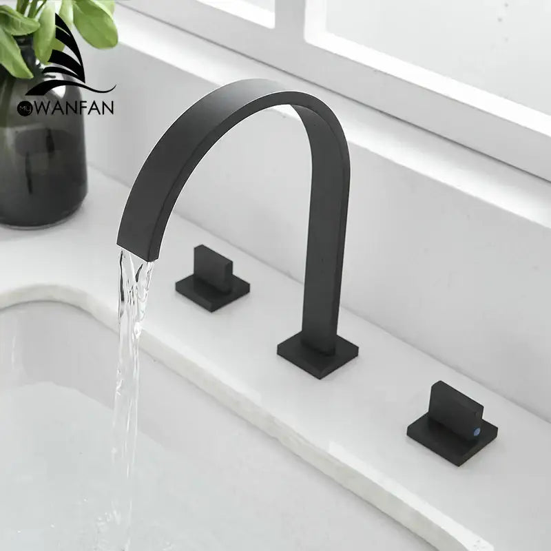 Modern chrome waterfall brass chrome bathroom sink faucet