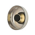 Modern circular glass bowl led wall sconce for bedroom decor