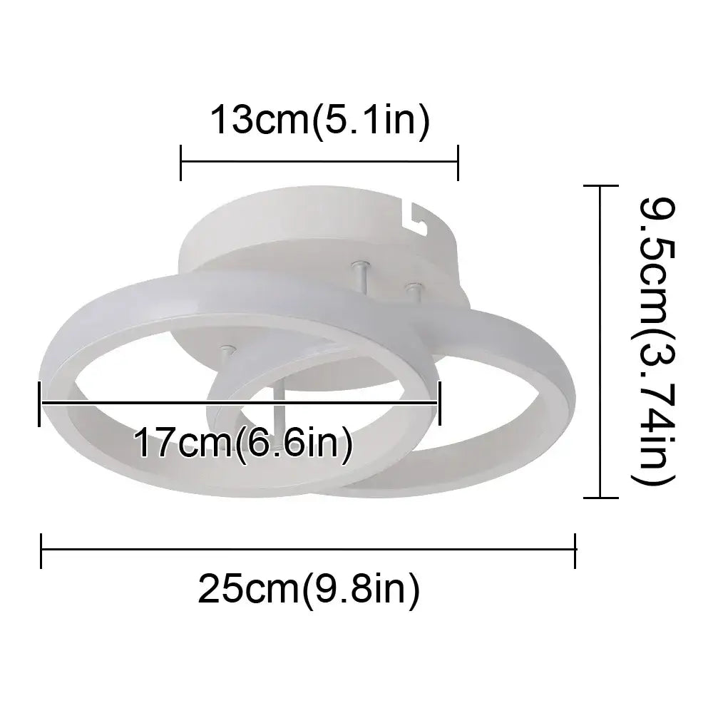 DecorBites™ Acrylic LED Ceiling Light: Modern Home Decor Lighting for Bedroom, Aisle, Balcony, Corridor