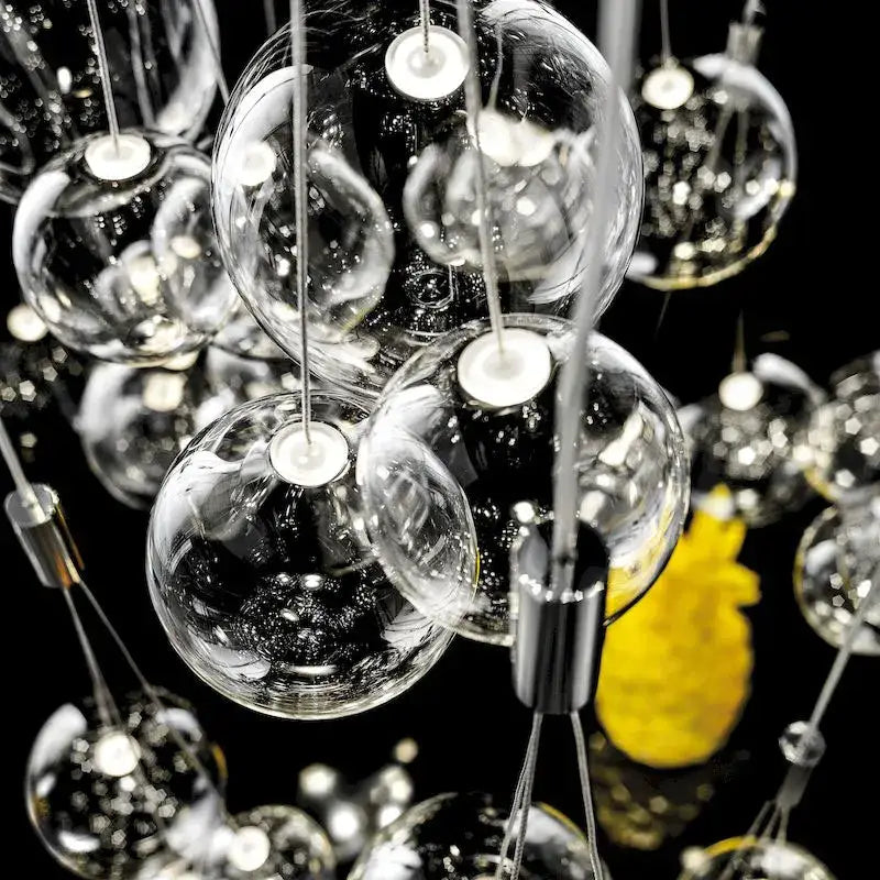 DecorBites™ Bubble Glass Pendant Light: Stylish Nordic Home Decor Lighting