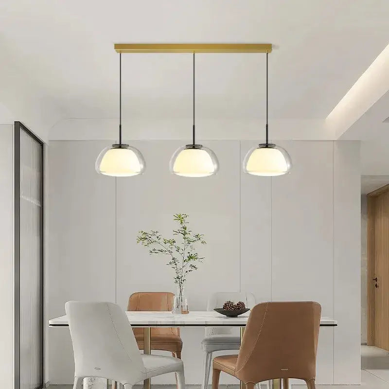 DecorBites™ Glass Jelly Pendant Lamp: Minimalist Luxury Design for Home Living Room Bedroom