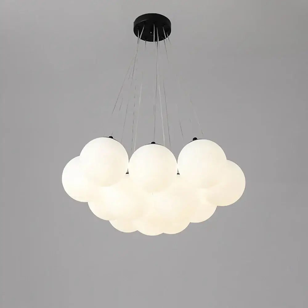 DecorBites™ Bubble Glass Ball Pendant Lights Chandelier for Living Room Bedroom Kitchen Kids G9 LED