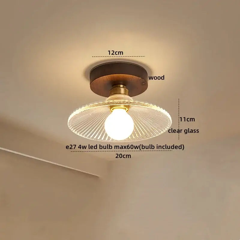 Modern colorful glass led ceiling lamp living room light fixture