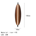 Modern copper brown metal leaf wall sconce bedroom lightstrip