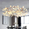 DecorBites™ Modern LED Lamp Firefly Tree Branch Leaf Pendant Light Round Flower Suspension Lamps