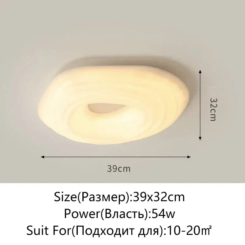 DecorBites™ Cloud LED Ceiling Chandelier for Modern Living Room, Bedroom, Dining Room, and Aisle Lighting.