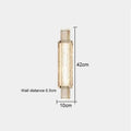 Modern crystal bubble wall lamp for bedroom luxury glass light