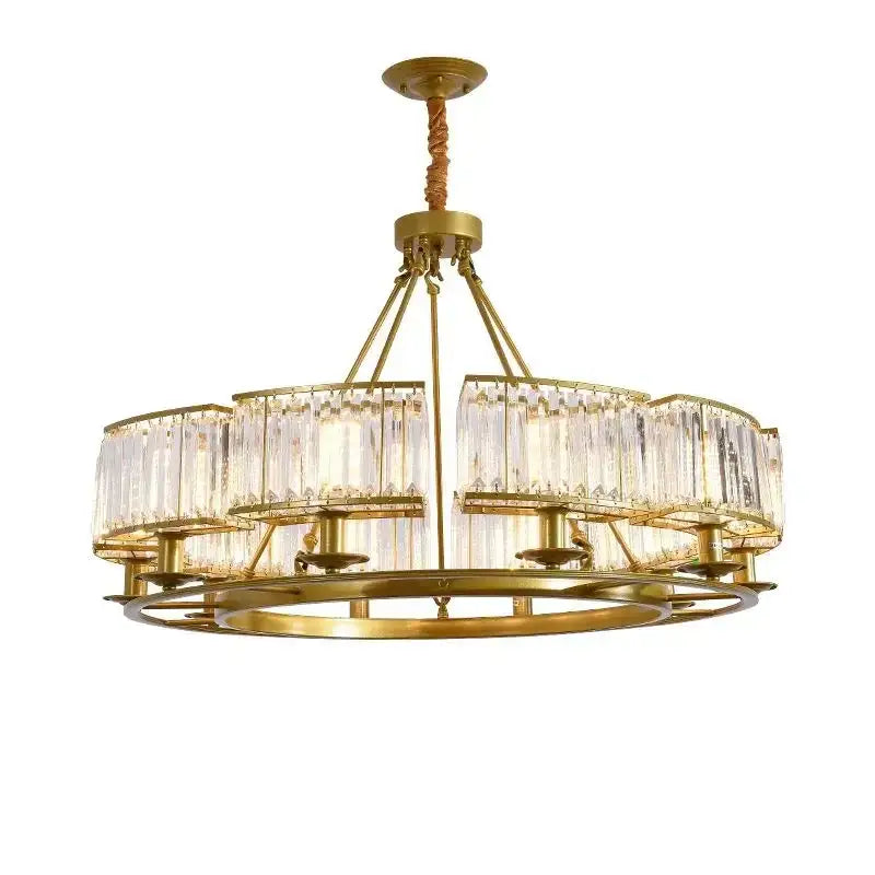 Modern decorbites copper crystal chandelier for dining room