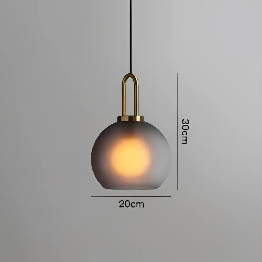 DecorBites™ Glass Ball Pendant Light: Luxury Restaurant & Bar Nordic Bedroom Lamp