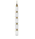 DecorBites™ Glass Chandelier: Elegant Lighting for Home, Restaurant, Bar, and Study Room