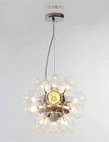 Modern glass bubble led hanging lamp for living room