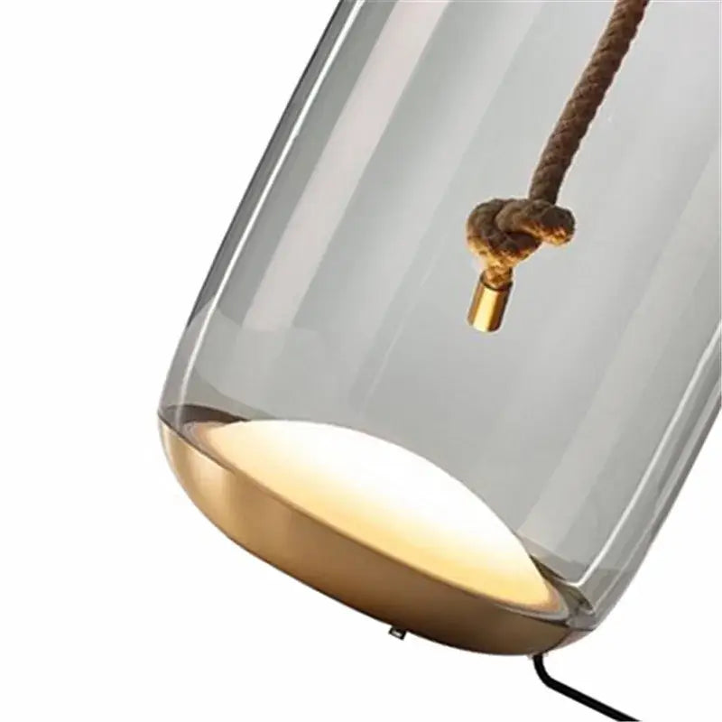 DecorBites™ Brokis Knot Table Lamp Glass Nordic Light for Living Room Bedroom Decor.