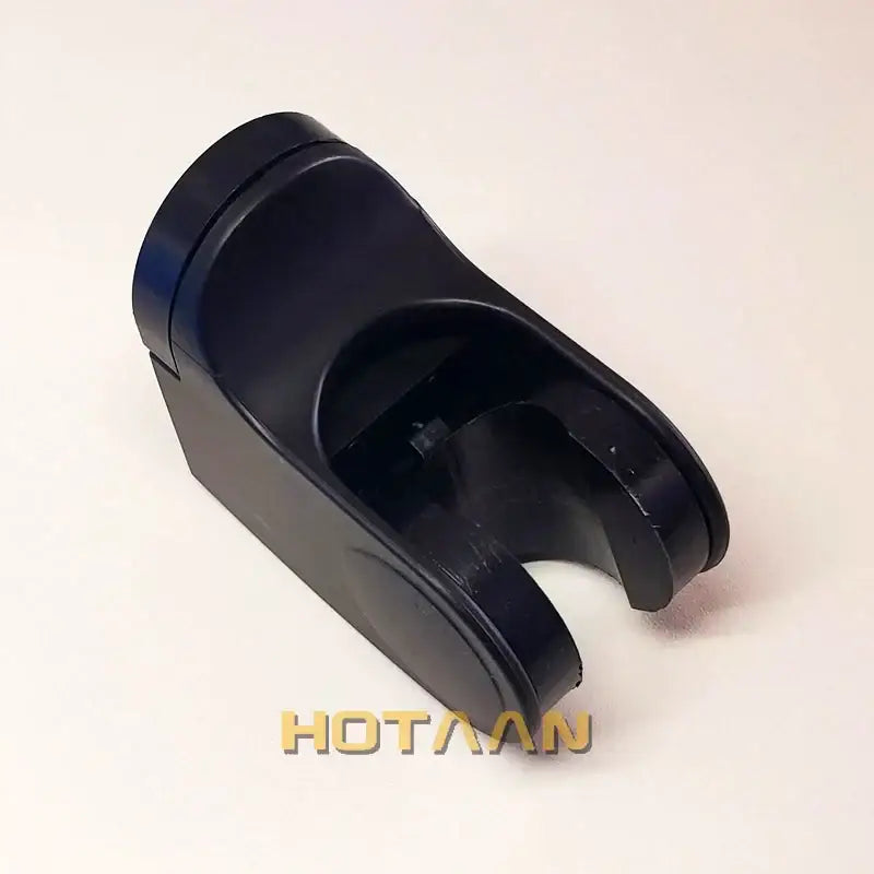 Modern glossy black shower holder bathroom wall mounted bracket