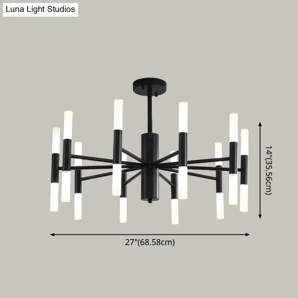 DecorBites™ Modern 20-Light Acrylic Ceiling Lamp for Dining Room or Kitchen Island