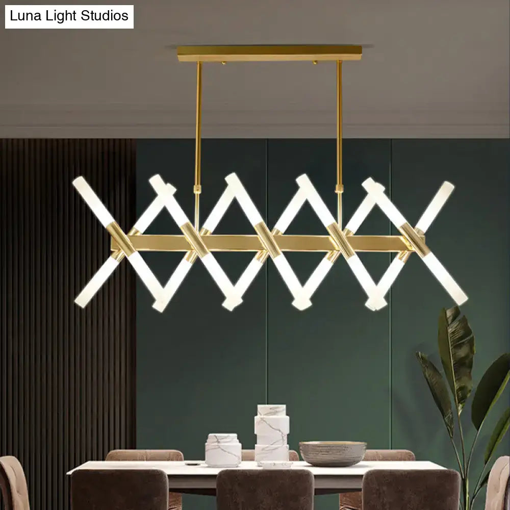 DecorBites™ Modern 20-Light Acrylic Ceiling Lamp for Dining Room or Kitchen Island