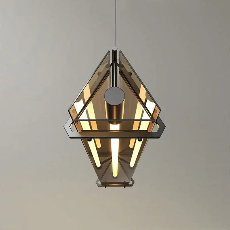 DecorBites™ Amber LED Pendant Lamp Modern Glass Dining Table Kitchen Fixture
