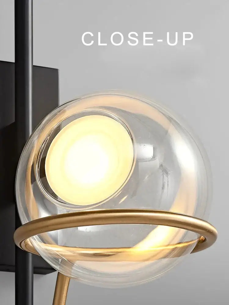 DecorBites™ Glass Ball Pendant Light Fixture for Luxury Living Room Decor