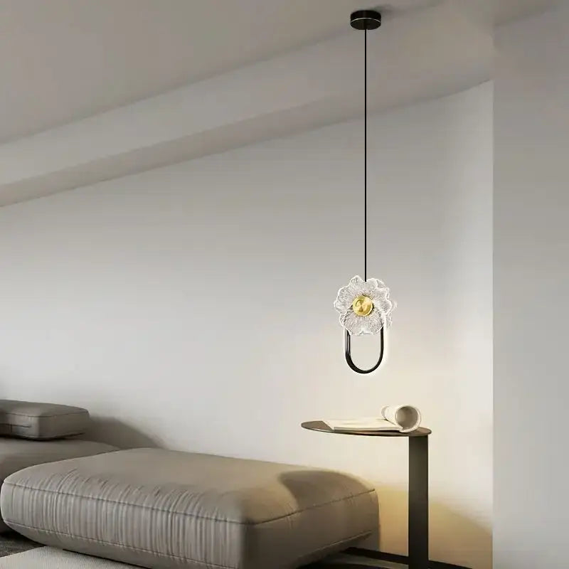 "DecorBites™ LED Glass Wall Lamp: Modern Home Decoration for Bedroom Living Room Corridor"
