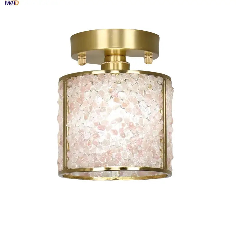 DecorBites™ Column Glass Crystal Ceiling Light for Nordic Modern Home Decor